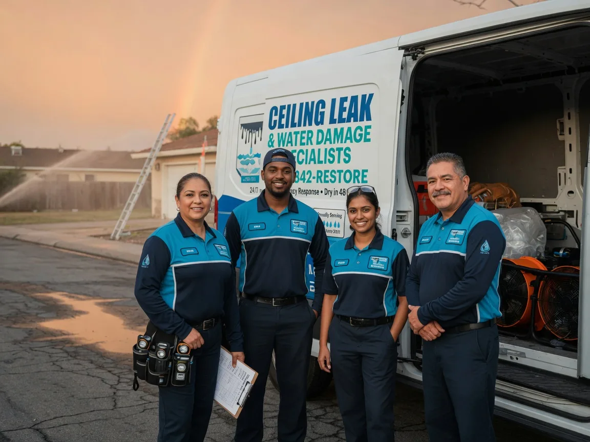 Ceiling Leak Cleanup company in Piney Creek, NC